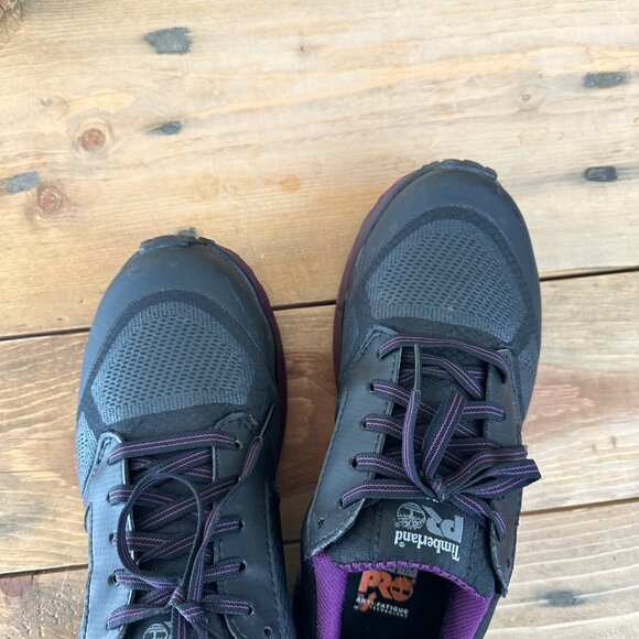 Timberland PRO Women's Reaxion‎ Composite Safety Toe Athletic 7.5 Purple Work - Picture 8 of 8